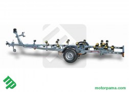 N1800B-R Traversa posteriore basculante multirullo di serie